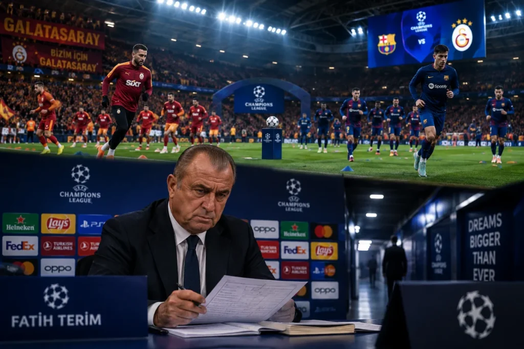 Fatih Terim RAMS Park’ta: Barcelona Maçında Kritik UEFA Görevi