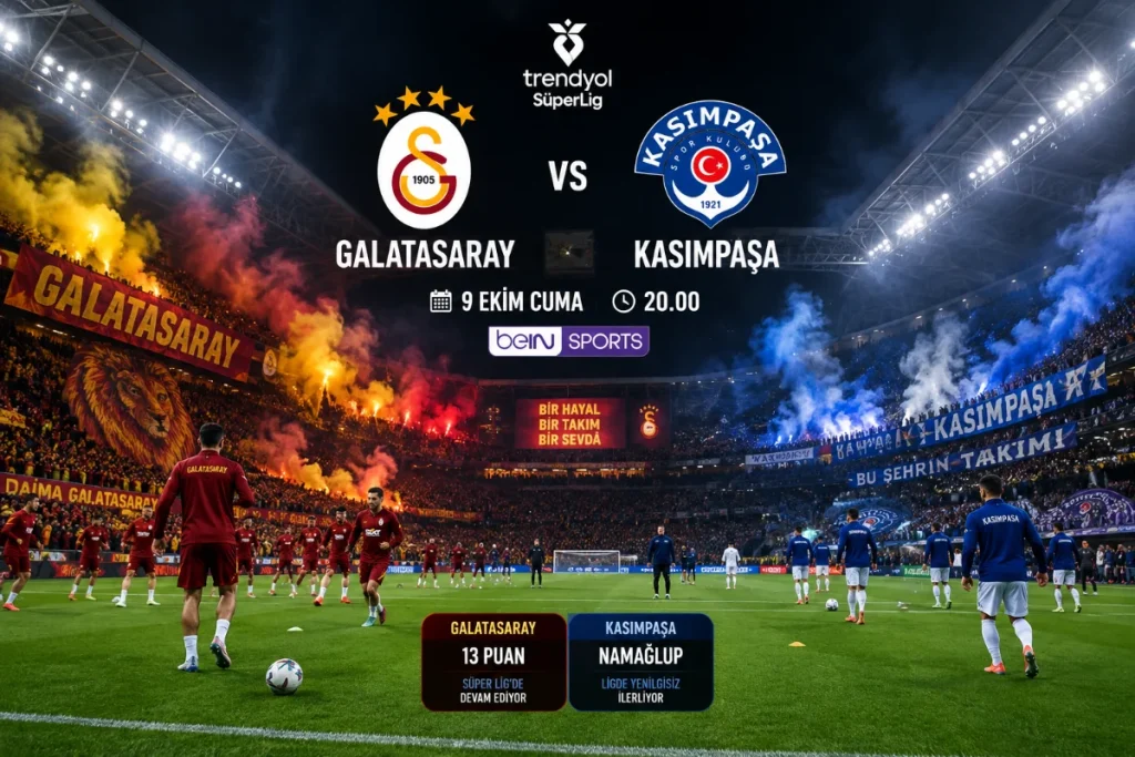 Galatasaray – Kasımpaşa Mücadelesi: Zirve Yolunda Kritik Randevu