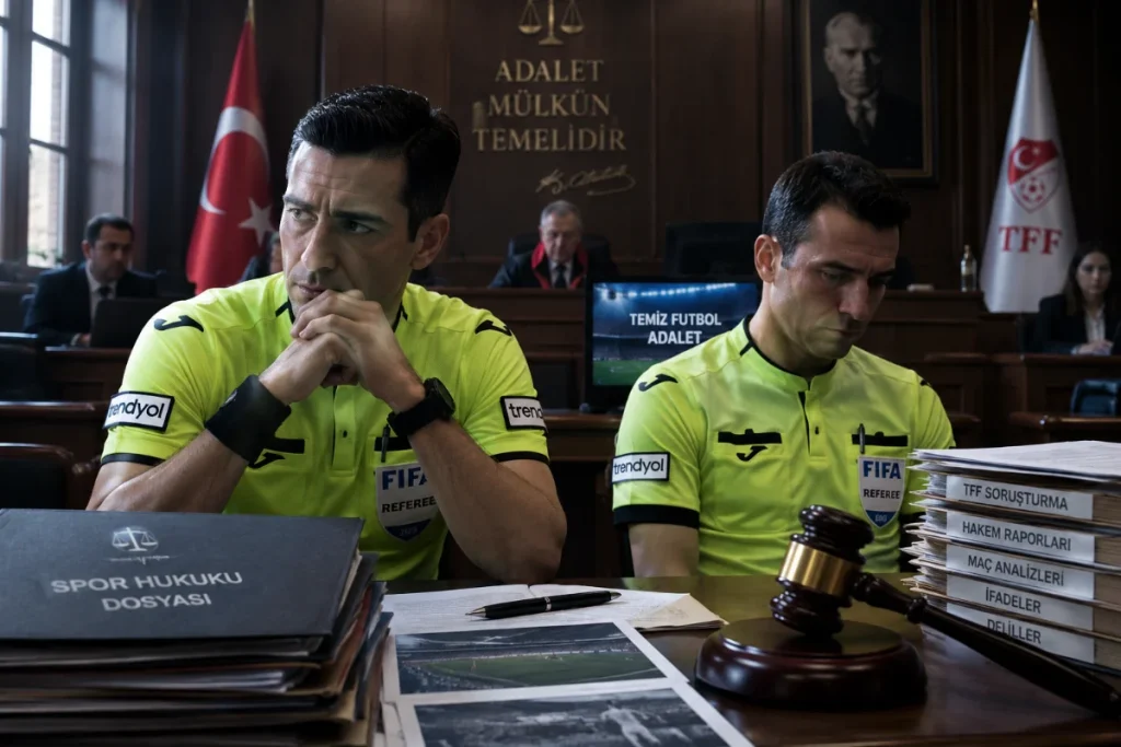 Türk Futbolunda Şike ve Bahis Soruşturması: İki Hakem Adliyede
